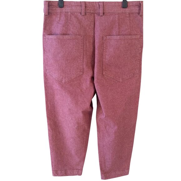 Baykan Denim Mauve Design Sample Jeans Cropped Fit - Picture 12 of 16